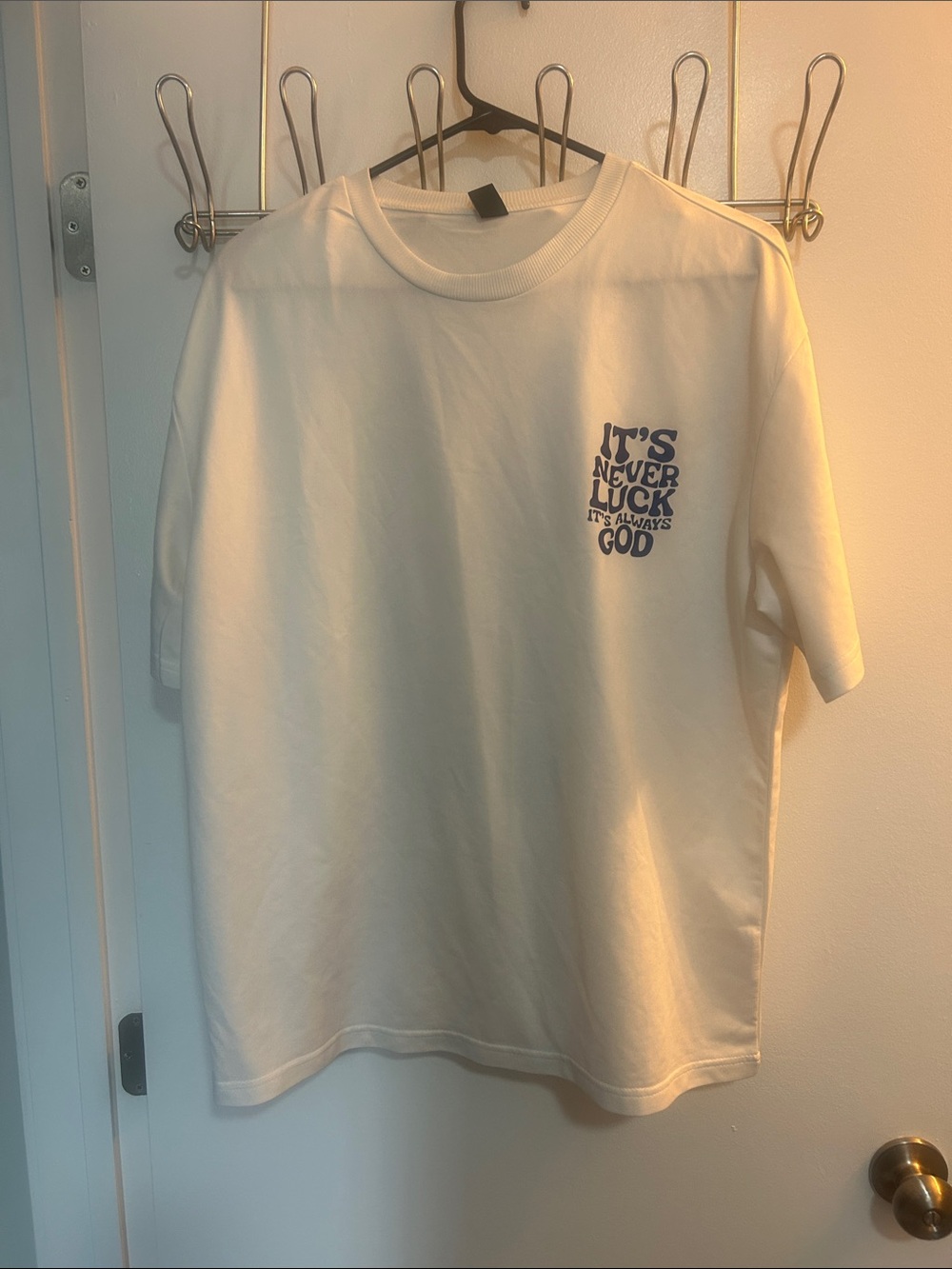 Men's Graphic Tee - 'It's Never Luck'
